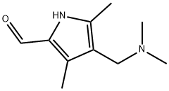 1H-Pyrrole-2-carboxaldehyde,4-[(dimethylamino)methyl]-3,5-dimethyl-(9CI) Structure