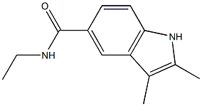1H-인돌-5-카르복스아미드,N-에틸-2,3-디메틸-(9CI) 구조식 이미지