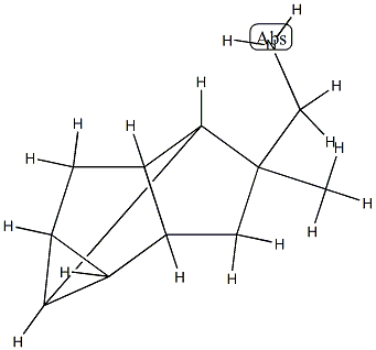 1,2,4-Methenopentalene-5-methanamine,  octahydro-5-methyl-,  (1-alpha-,2-alpha-,3a-bta-,4-alpha-,5-alpha-,6a-bta-,7R*)-  (9CI) Structure