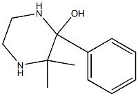 2-피페라지놀,3,3-디메틸-2-페닐-(9CI) 구조식 이미지