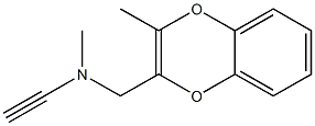 1,4-Benzodioxin-2-methanamine,N-ethynyl-N,3-dimethyl-(9CI) Structure