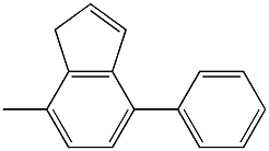 1H-Indene,7-methyl-4-phenyl-(9CI) Structure