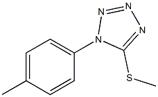 1H-Tetrazole,1-(4-methylphenyl)-5-(methylthio)-(9CI) Structure