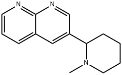 1,8-Naphthyridine,3-(1-methyl-2-piperidinyl)-(9CI) Structure