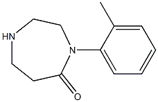 5H-1,4-Diazepin-5-one,hexahydro-4-(2-methylphenyl)-(9CI) Structure