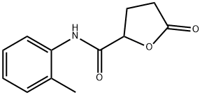 2-푸란카르복스아미드,테트라히드로-N-(2-메틸페닐)-5-옥소-(9CI) 구조식 이미지