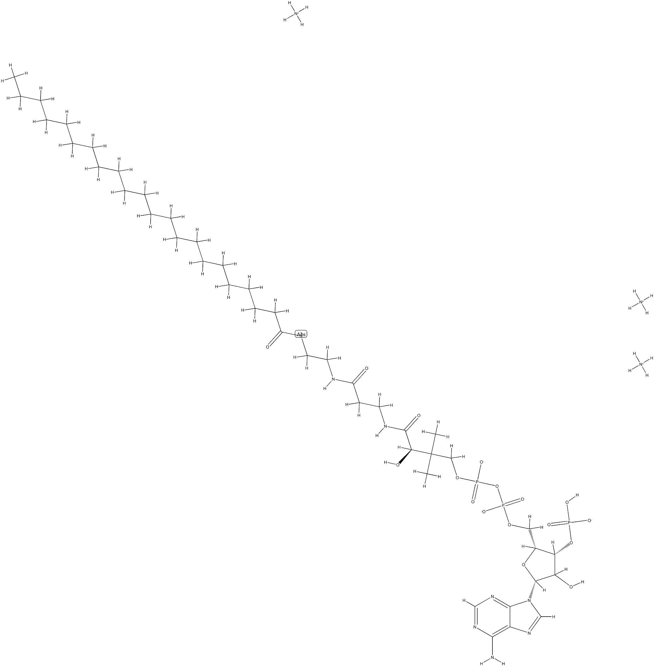 behenoyl CoenzyMe A (aMMoniuM salt) Structure