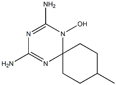 1,3,5-Triazaspiro[5.5]undeca-1,3-diene,2,4-diamino-5-hydroxy-9-methyl-(8CI) Structure