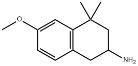 2-Naphthylamine,1,2,3,4-tetrahydro-6-methoxy-4,4-dimethyl-(8CI) Structure