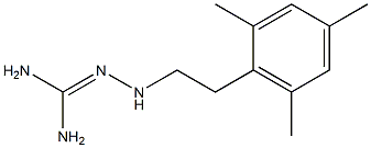 Guanidine,[(2,4,6-trimethylphenethyl)amino]-(8CI) Structure