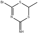 4H-1,3,5-Dithiazine,6-bromo-4-imino-2-methyl-(8CI) Structure