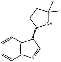 3H-Indole,3-(5,5-dimethyl-2-pyrrolidinylidene)-(8CI) Structure