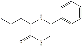 2-Piperazinone,3-isobutyl-5-phenyl-(8CI) Structure