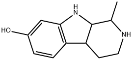 1H-Pyrido[3,4-b]indol-7-ol,2,3,4,4a,9,9a-hexahydro-1-methyl-(9CI) Structure