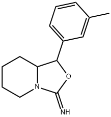 3H-Oxazolo[3,4-a]pyridin-3-imine,hexahydro-1-(3-methylphenyl)-(9CI) 구조식 이미지