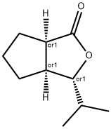 1H-Cyclopenta[c]furan-1-one,hexahydro-3-(1-methylethyl)-,(3R,3aS,6aR)-rel-(9CI) 구조식 이미지