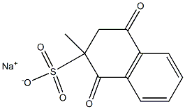 Bisulfite sodique de menadione Structure