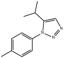 1H-1,2,3-Triazole,5-(1-methylethyl)-1-(4-methylphenyl)-(9CI) Structure