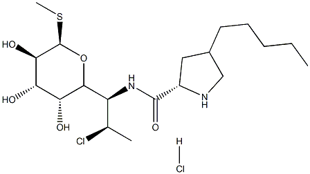 Mirincamycin hydrochloride 구조식 이미지