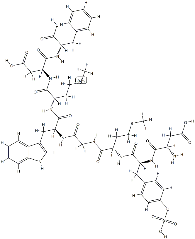 Cholecystokinin (26-33) Structure