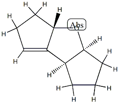 Dicyclopenta[b,d]furan, 1,2,3,3a,4a,5,6,7b-octahydro-, (3aR,4aR,7bR)-rel- (9CI) 구조식 이미지