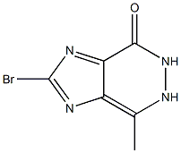 4H-Imidazo[4,5-d]pyridazin-4-one,2-bromo-1,5-dihydro-7-methyl-(9CI) 구조식 이미지