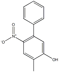 [1,1-Biphenyl]-3-ol,4-methyl-6-nitro-(9CI) Structure