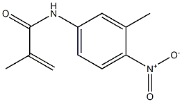 2-Propenamide,2-methyl-N-(3-methyl-4-nitrophenyl)-(9CI) Structure