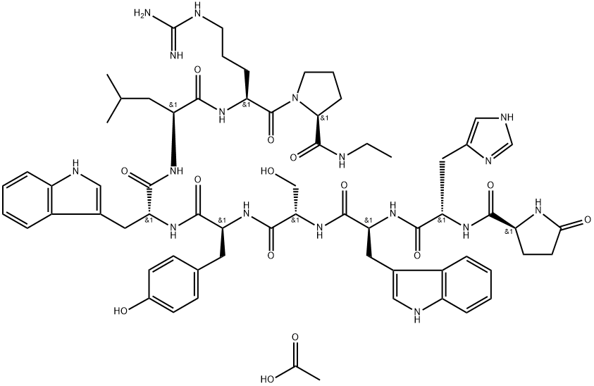 Deslorelin acetate Structure