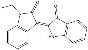 N(1')-에틸인디루빈 구조식 이미지