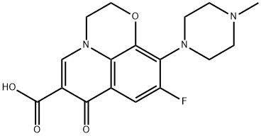 desmethylofloxacin Structure