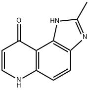 9H-Imidazo[4,5-f]quinolin-9-one,1,6-dihydro-2-methyl-(9CI) 구조식 이미지
