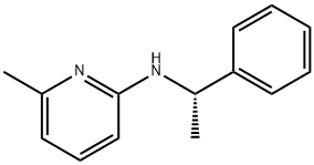 2-?Pyridinamine, 6-?methyl-?N-?[(1S)?-?1-?phenylethyl]?- 구조식 이미지