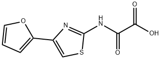 (alphafuryl-4thiazolyl-2)oxamique[프랑스어] 구조식 이미지