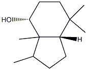 1H-Inden-4-ol,octahydro-3,3a,7,7-tetramethyl-,(4R,7aS)-rel-(9CI) 구조식 이미지