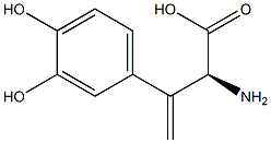 Tyrosine, 3-hydroxy-ba-methylene- (9CI) 구조식 이미지