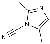 1H-Imidazole-1-carbonitrile,2,5-dimethyl-(9CI) Structure