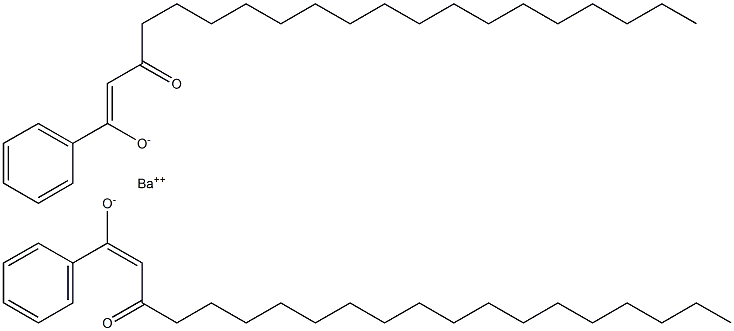 1-phenylicosane-1,3-dione, barium salt 구조식 이미지