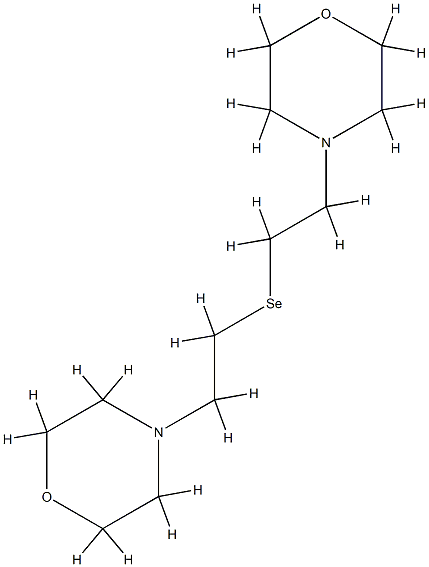 di-beta-(morpholinoethyl)selenide Structure