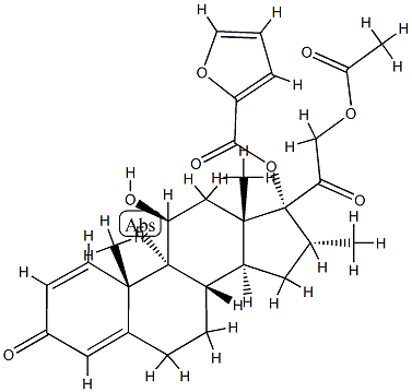 Dexamethasone 구조식 이미지