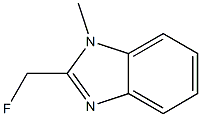 1H-Benzimidazole,2-(fluoromethyl)-1-methyl-(9CI) Structure