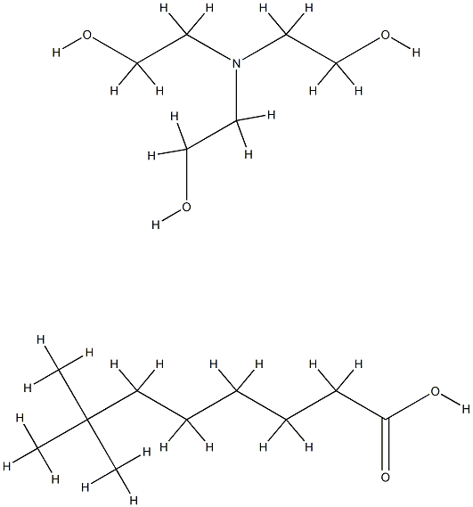 neodecanoic acid, compound with 2,2',2''-nitrilotris[ethanol] (1:1) Structure