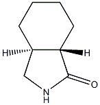 (3aR,7aR)-rel-octahydro-1H-Isoindol-1-one (Relative struc) 구조식 이미지