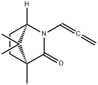 (1R,4S)-4,7,7-Trimethyl-2-(1,2-propadien-1-yl)-2-azabicyclo[2.2.1]heptan-3-one 구조식 이미지