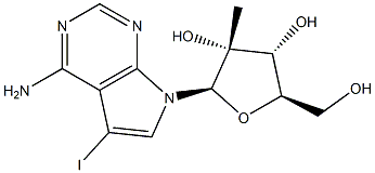 847551-49-9 5-Iodo-7-(2-C-methyl-beta-D-ribofuranosyl)-7H-pyrrolo[2,3-d]pyrimidin-4-amine