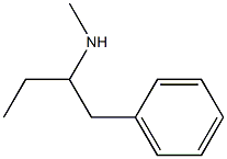 α-Ethyl-N-methylbenzeneethanamine Structure