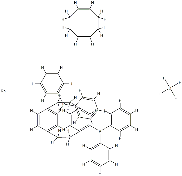 [Rh COD (R)-Phanephos]BF4 구조식 이미지