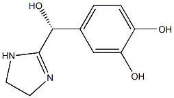 1,2-Benzenediol,4-[(R)-(4,5-dihydro-1H-imidazol-2-yl)hydroxymethyl]-(9CI) 구조식 이미지