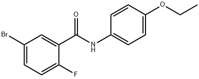 5-bromo-N-(4-ethoxyphenyl)-2-fluorobenzamide Structure