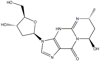cyclic 1,N(2)-propanodeoxyguanosine Structure
